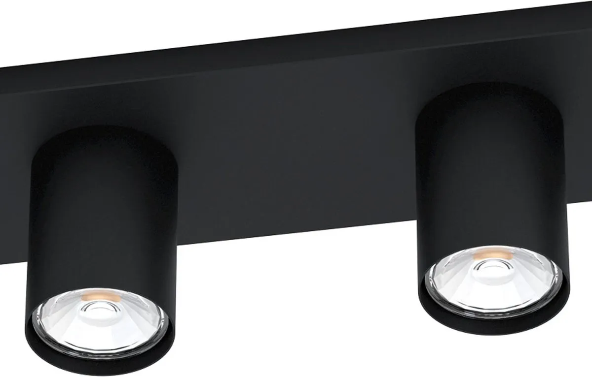 Eglo Valcasotto Plafondlamp GU10 - 4 Lichtpunten - 57cm - Zwart