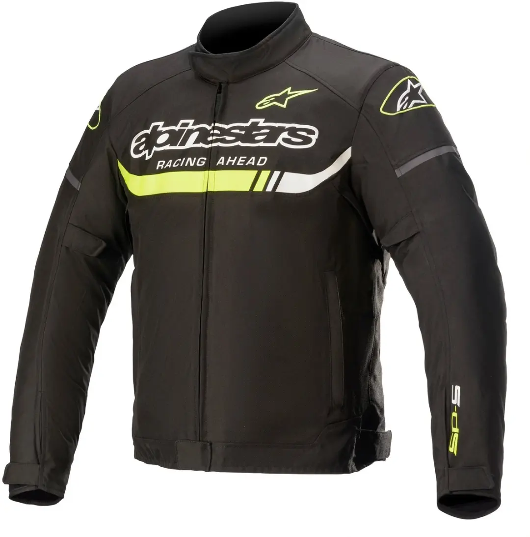 Alpinestars T-SP S Ignition Waterproof Jas - Zwart/Fluo Geel