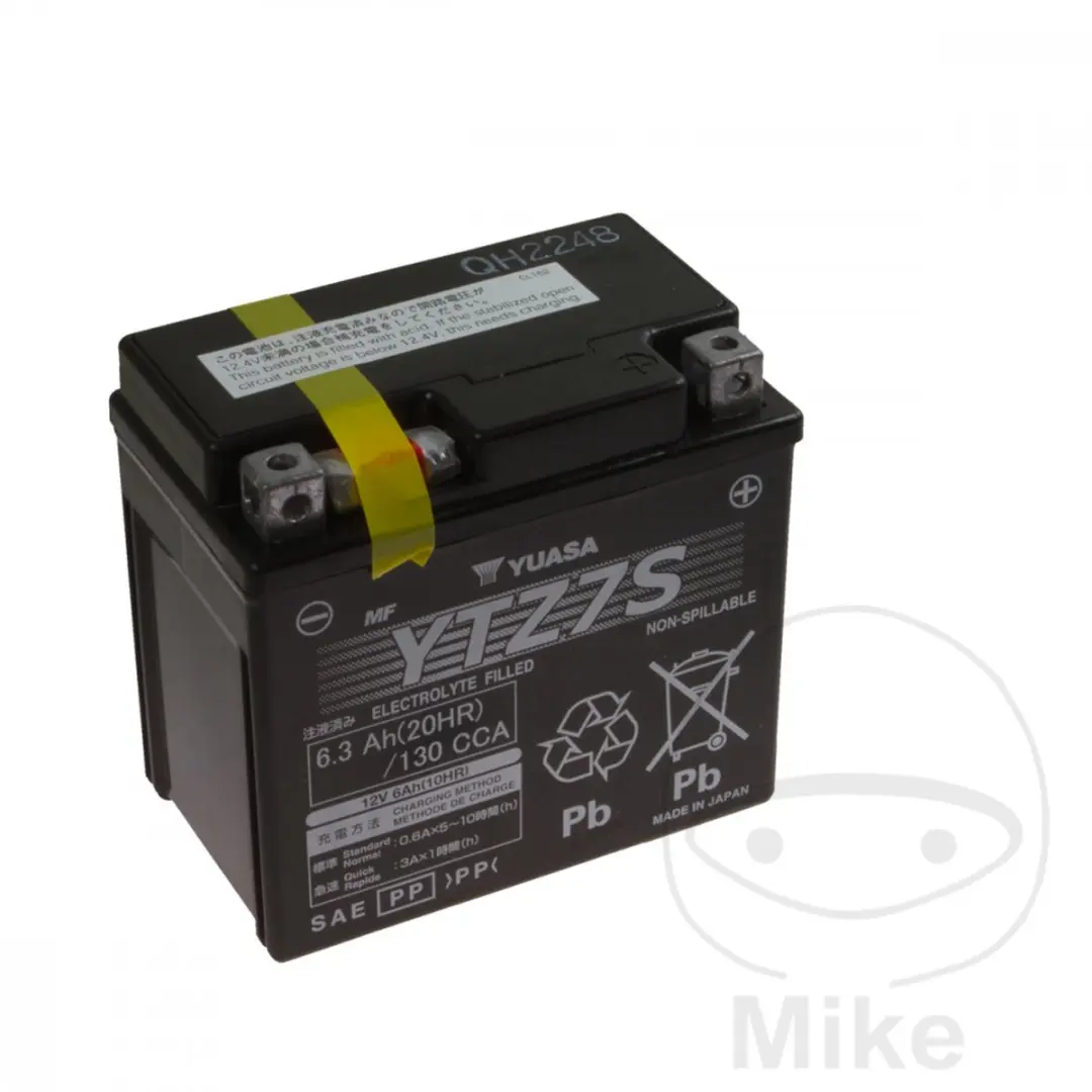 Yuasa YTZ7S AGM Accu 12V 6Ah