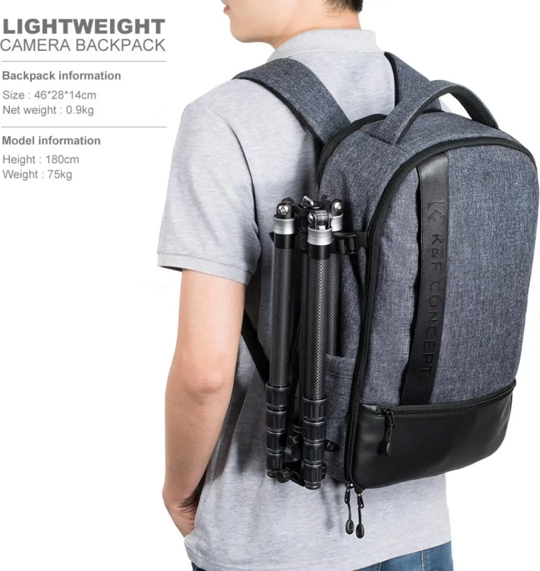 K&F Concept Beta Backpack 15L Rugzak - 15L - Grijs