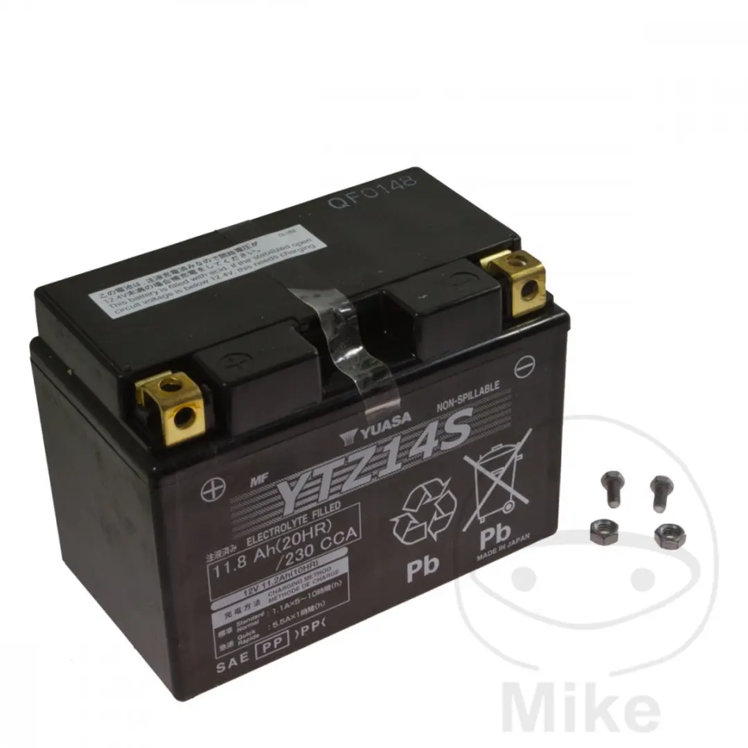 Yuasa YTZ14S AGM Accu 12V 11Ah