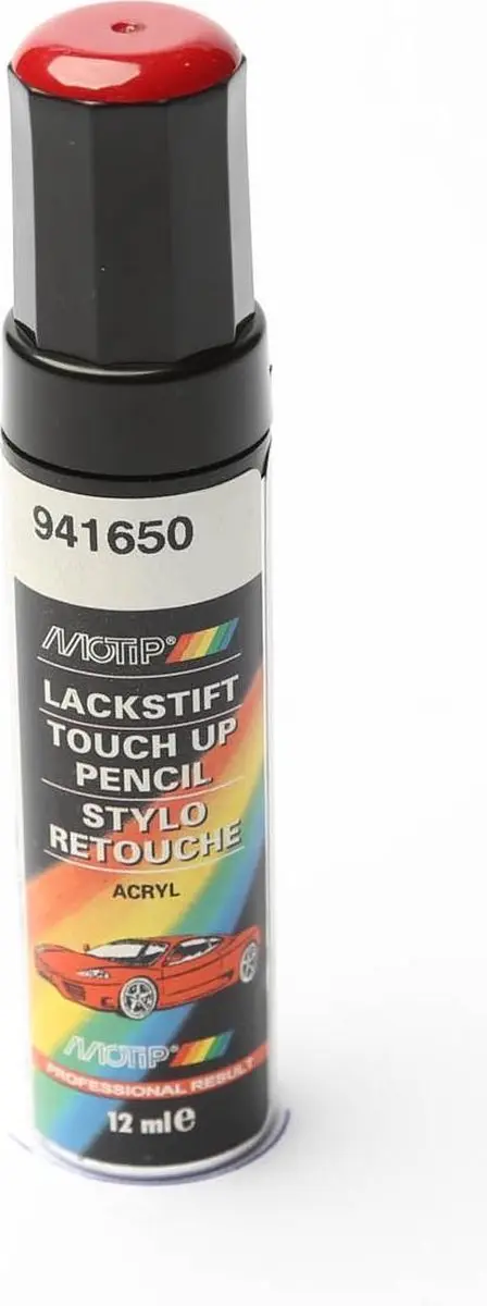 Motip 941650 Auto Lakstift Rood 12ml