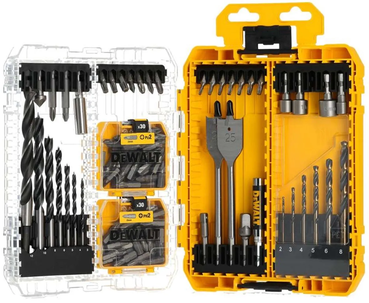 DeWalt Tough Case 100-delige Boren- en Bitset DT70784