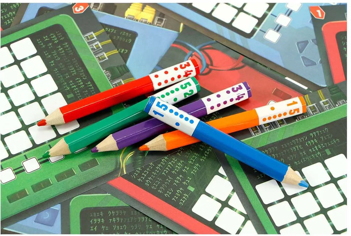 999 Games Pick a Pen Hackers - Gezelschapsspel - 5 Potloden - Multi