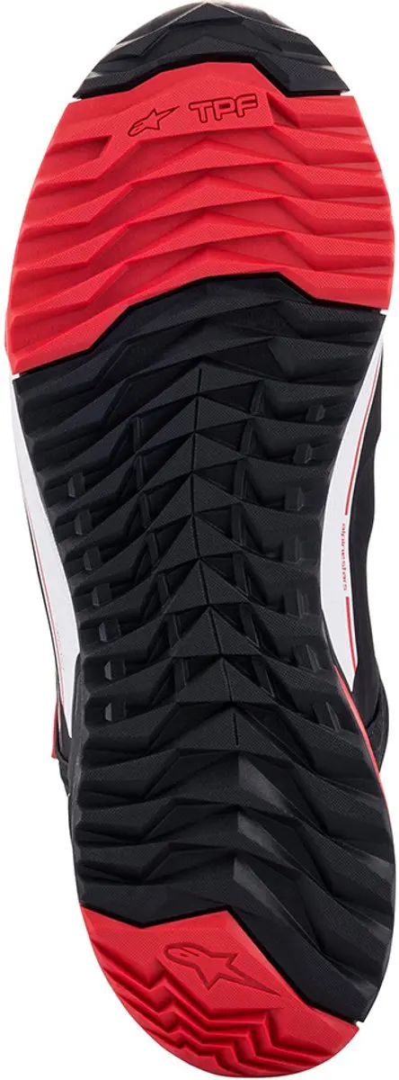 Alpinestars MM93 CR-X Drystar Motorschoenen - US 9 - Helder Rood/Wit - afbeelding 6 van 6