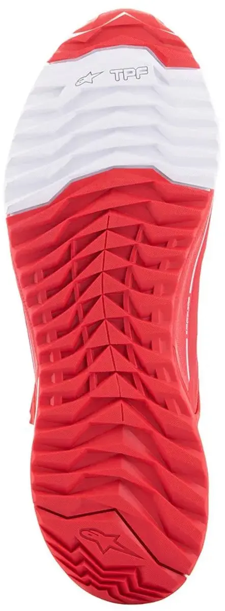 Alpinestars MM93 CR-X Drystar Motorschoenen - US 9 - Helder Rood/Wit