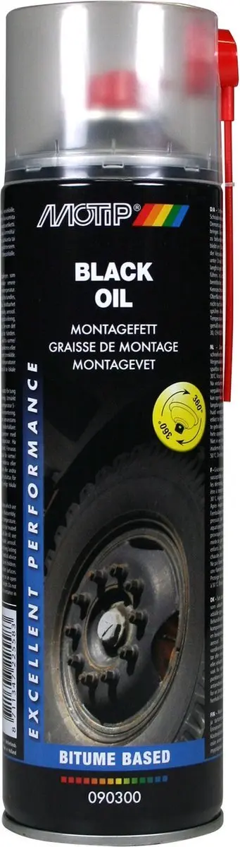 Motip Montagevet Spuitbus 500ml - Meerkleurig