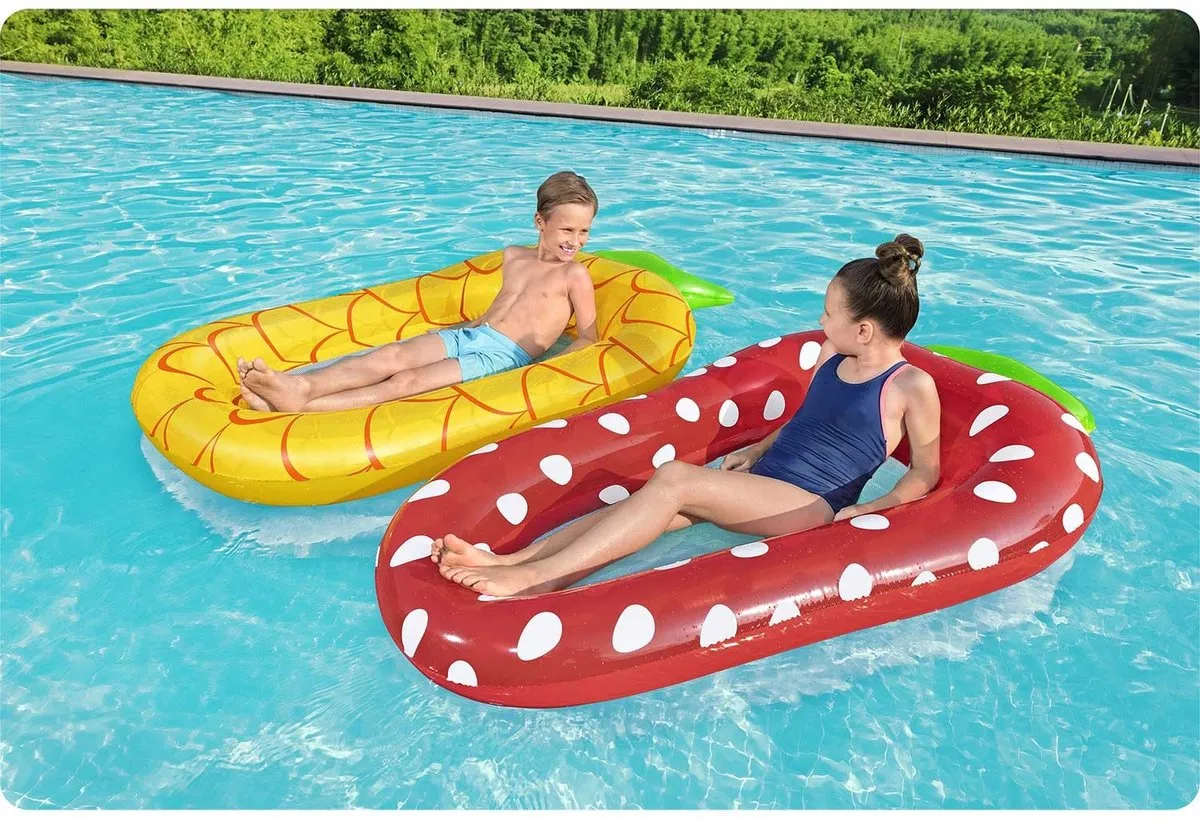 Bestway Opblaasbaar Ananas Zwemmatras 43644 - Groen/Geel