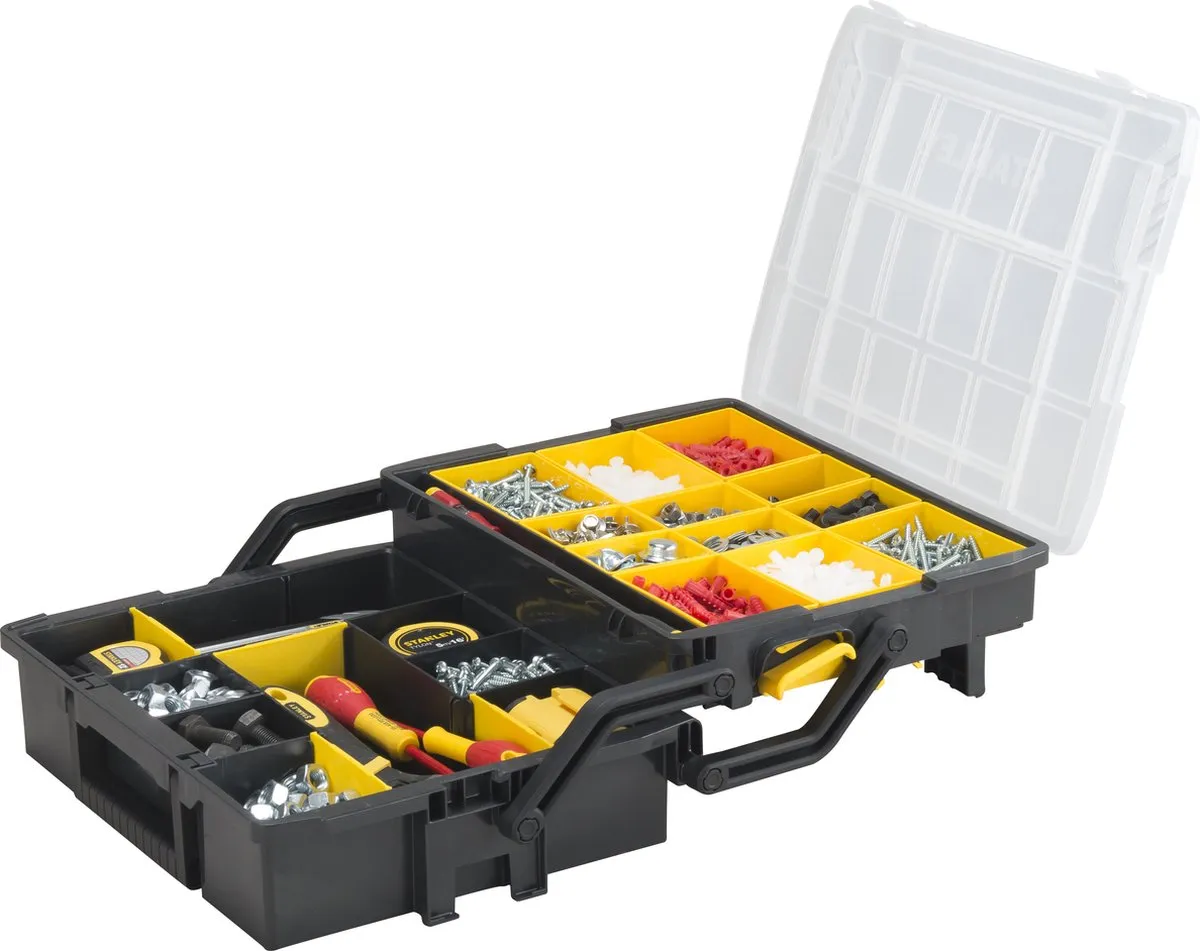 Stanley Sortmaster Organizer Sortlevel STST1-75540 - Zwart/Geel