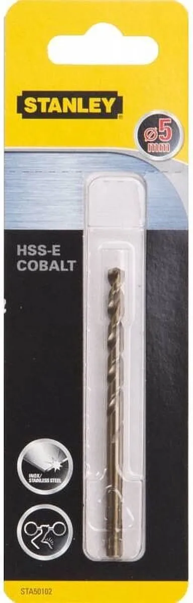 Stanley Metaalboor 5mm HSS-E Cobalt STA50102