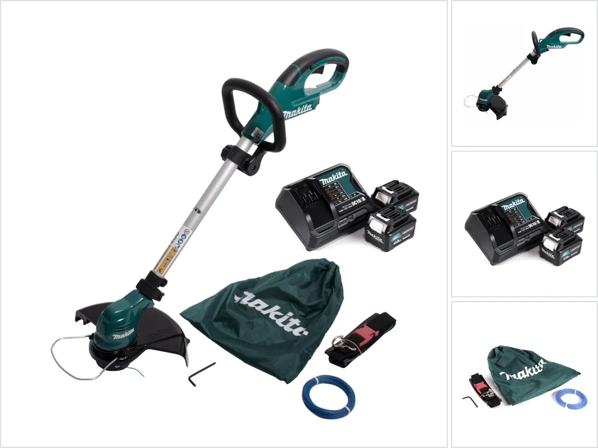 Makita UR100DSME Accu-graskantensnijder - 10,8V + 2x 4,0Ah Accu + Lader