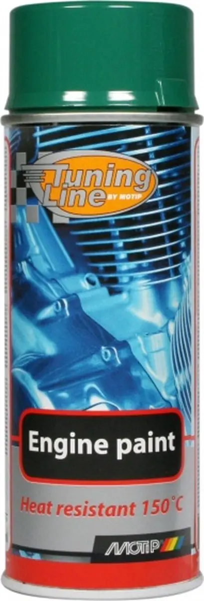 Motip Engine Paint Hittebestendige Lak 400ml - Groen