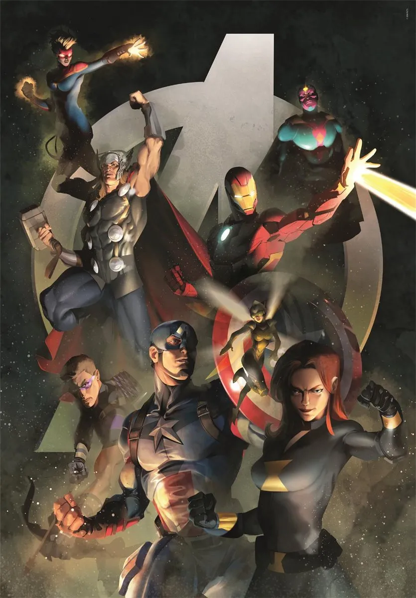 Clementoni Marvel Avengers Puzzel 1000 Stuks - 14+