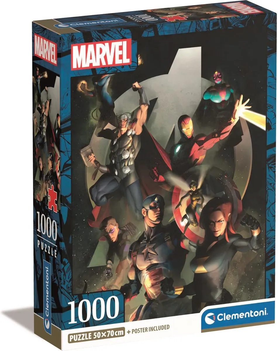 Clementoni Marvel Avengers Puzzel 1000 Stuks