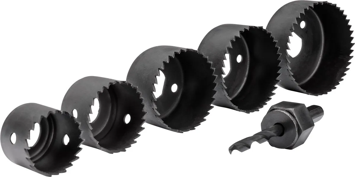 Makita D-70203 Gatzaagset 6-delig - Ø64mm