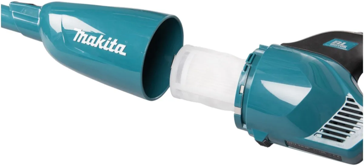 Makita DCL283FZ Accu Steelstofzuiger 18V - Blauw