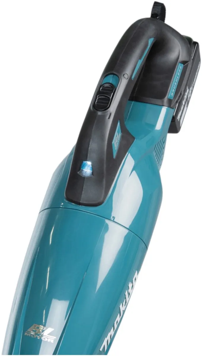 Makita DCL283FZ Accu Steelstofzuiger 18V - Blauw
