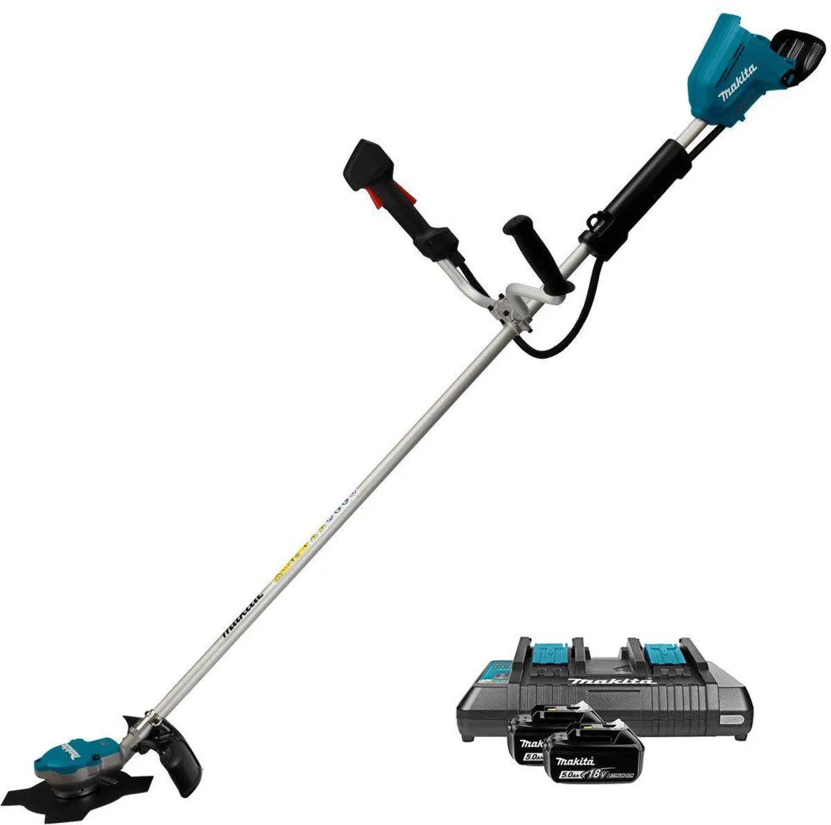 Makita DUR368APT2 LXT Bosmaaier U-greep - 35cm - 2x 5.0Ah - afbeelding 6 van 6