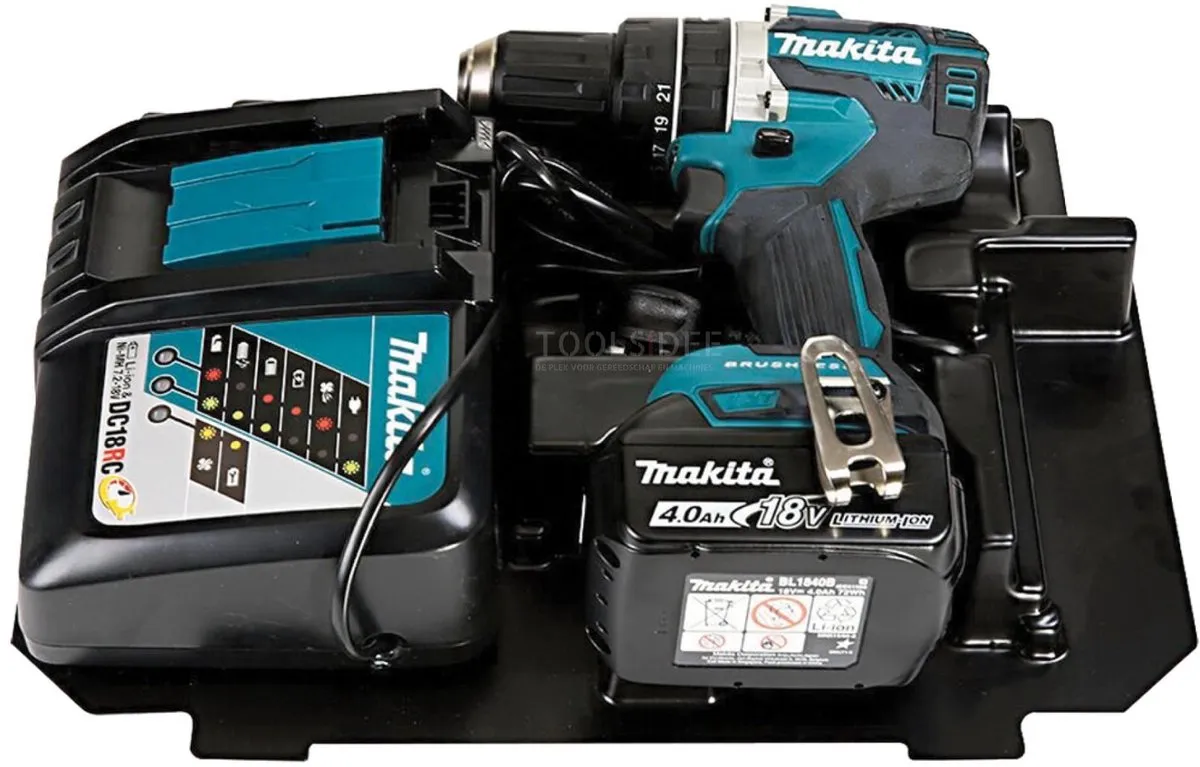 Makita DDF484ZJ Accuboormachine 18V - 21 standen - 38mm hout - afbeelding 6 van 6