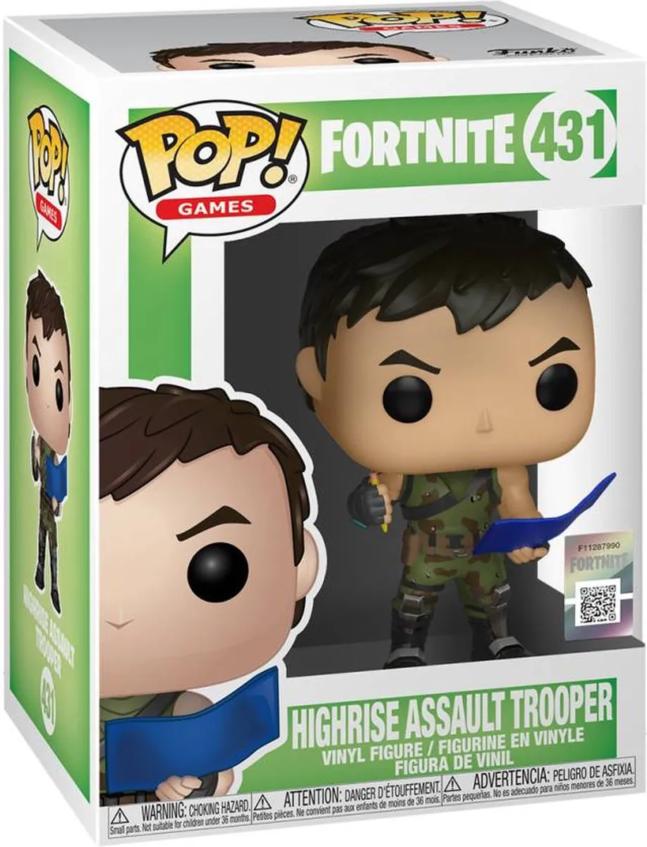 Funko Pop! Fortnite Highrise Assault Trooper #431 - afbeelding 2 van 4