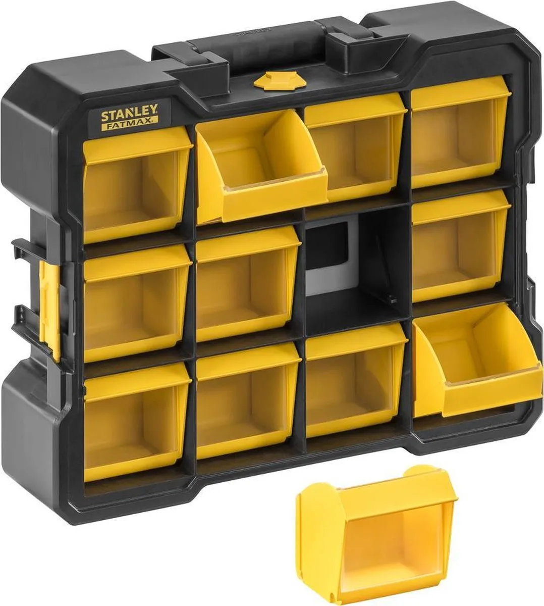 Stanley FatMax Bin Organizer FMST81077-1 - 13-delig - Zwart/Geel - afbeelding 6 van 6