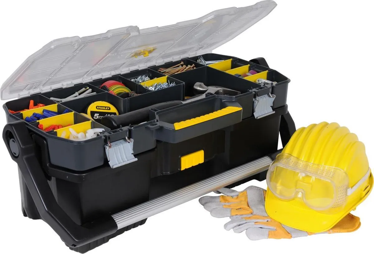 Stanley Gereedschapsbak 24" met Organizer - 1-97-514