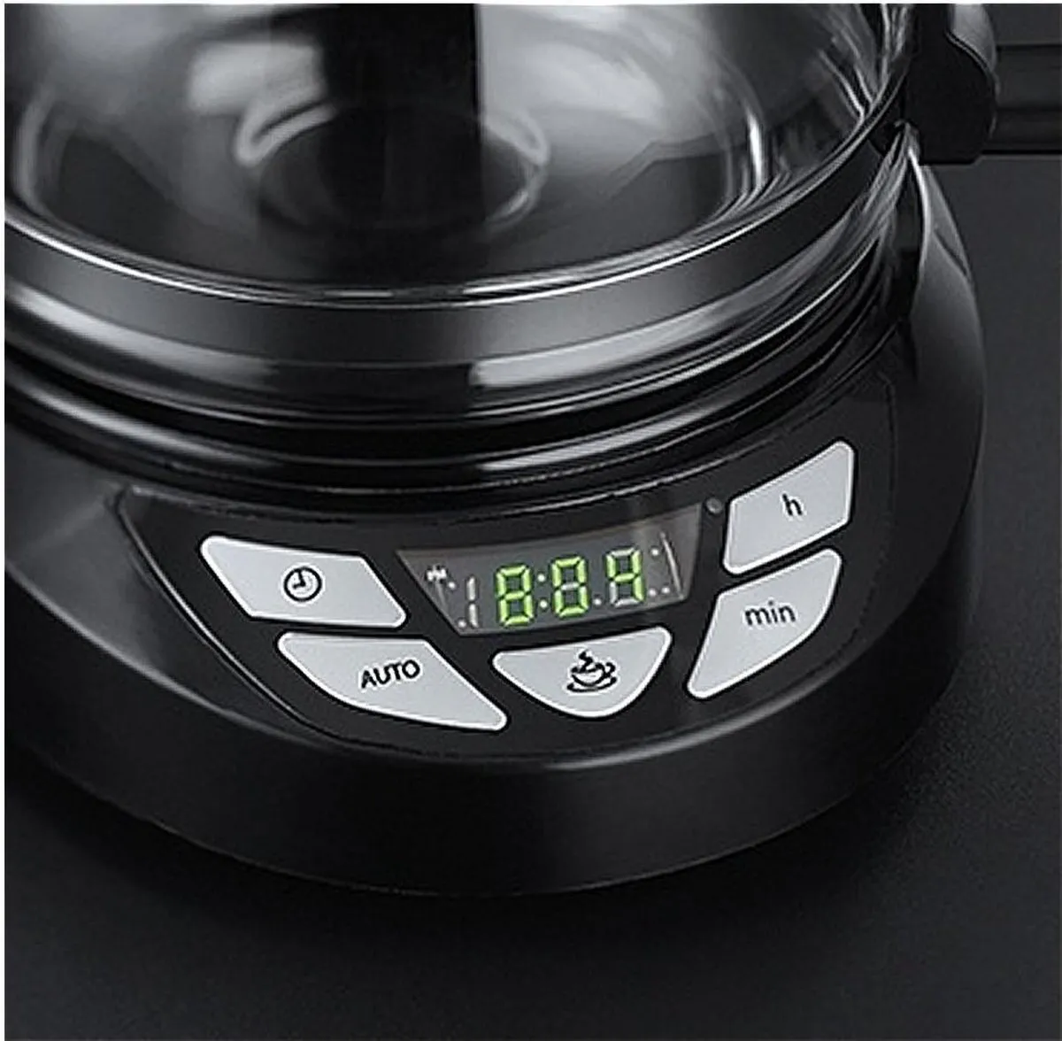 Russell Hobbs Textures Plus 22620-56 Filterkoffiezetapparaat 12 Koppen - 1,25L - Zwart