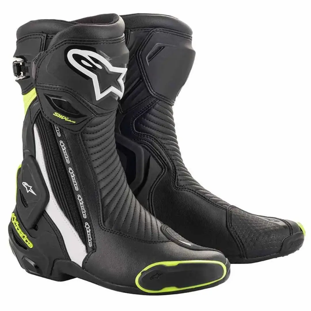 Alpinestars SMX Plus V2 Laarzen - 41 - Zwart/Wit/Geel