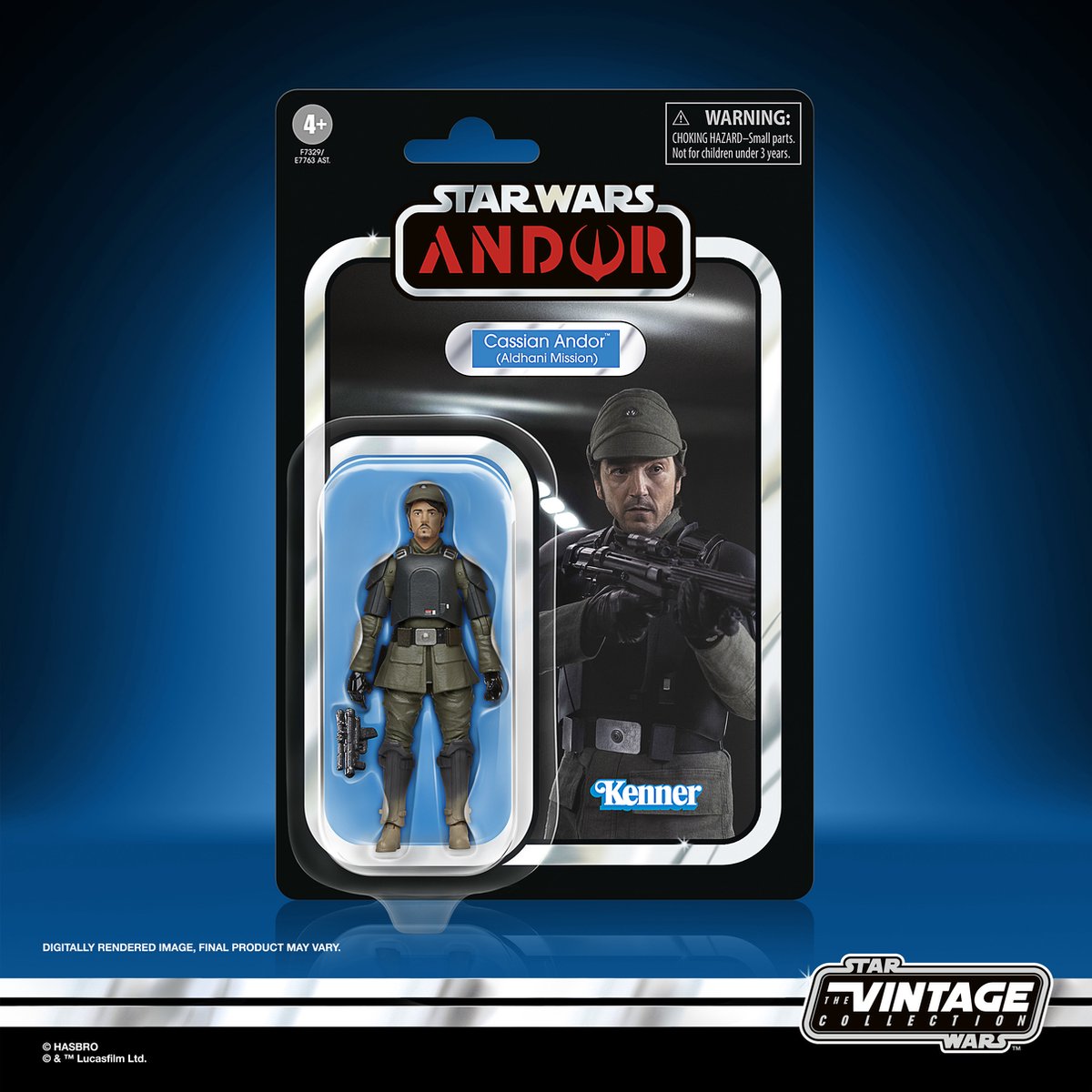 Hasbro Star Wars Actiefiguur Cassian Andor (Aldhani Mission) 10 cm Andor Vintage Collection Multicolours