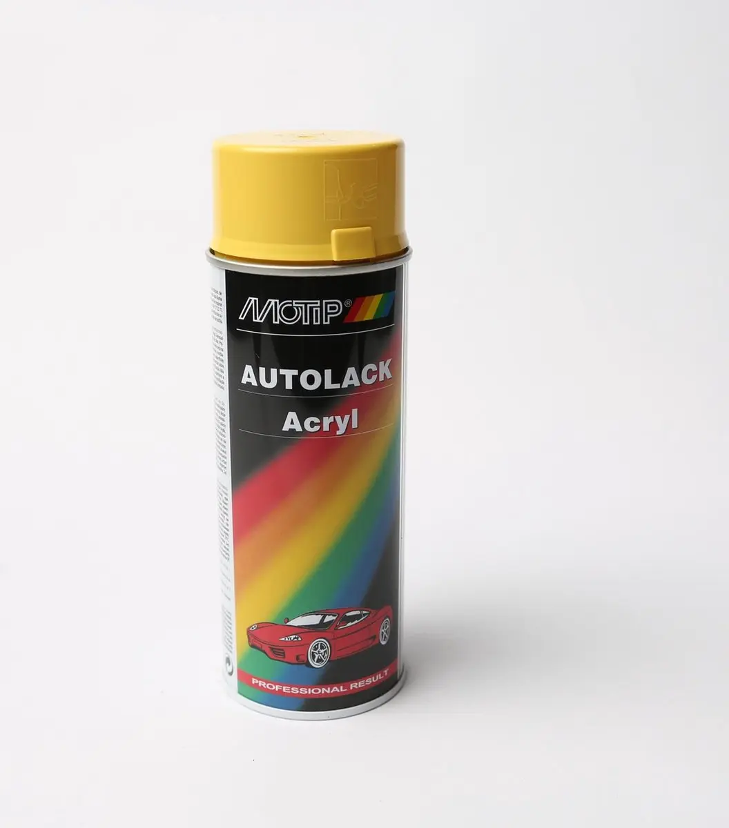 Motip Autolak Spuitbus Geel 400ml