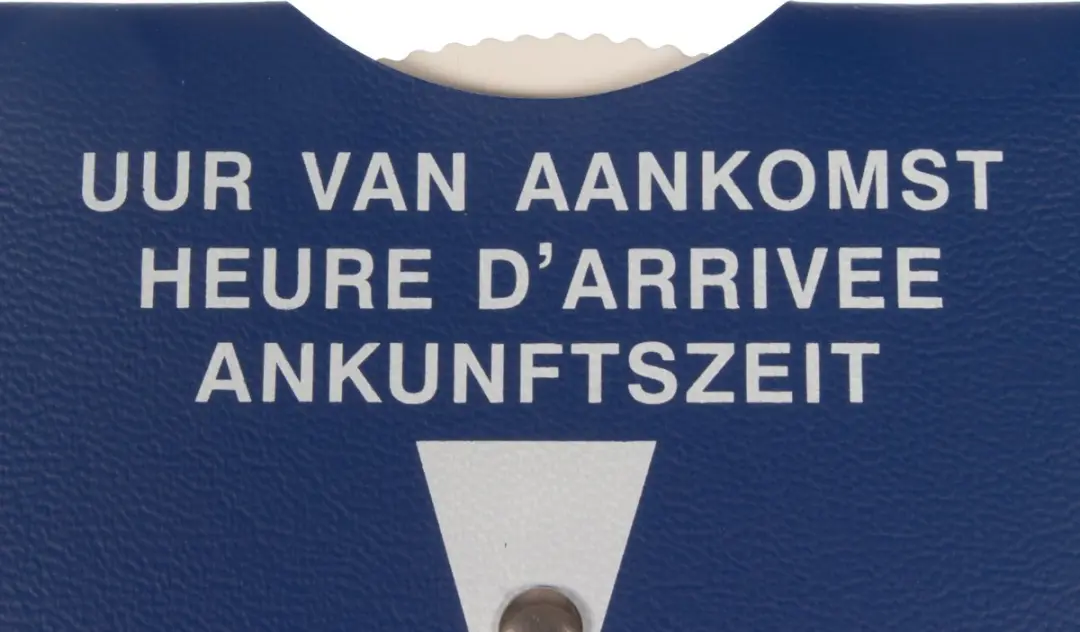Kangaro Parkeerschijf K-0035D230 - 15x11cm - Blauw