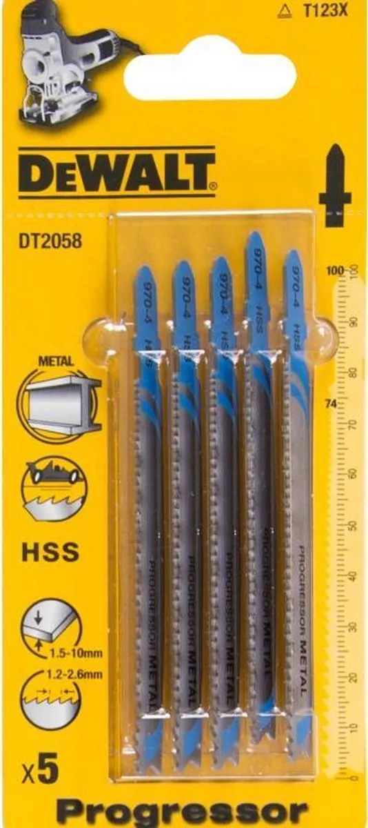 DeWalt DT2058 Progressor Decoupeerzaagblad Metaal