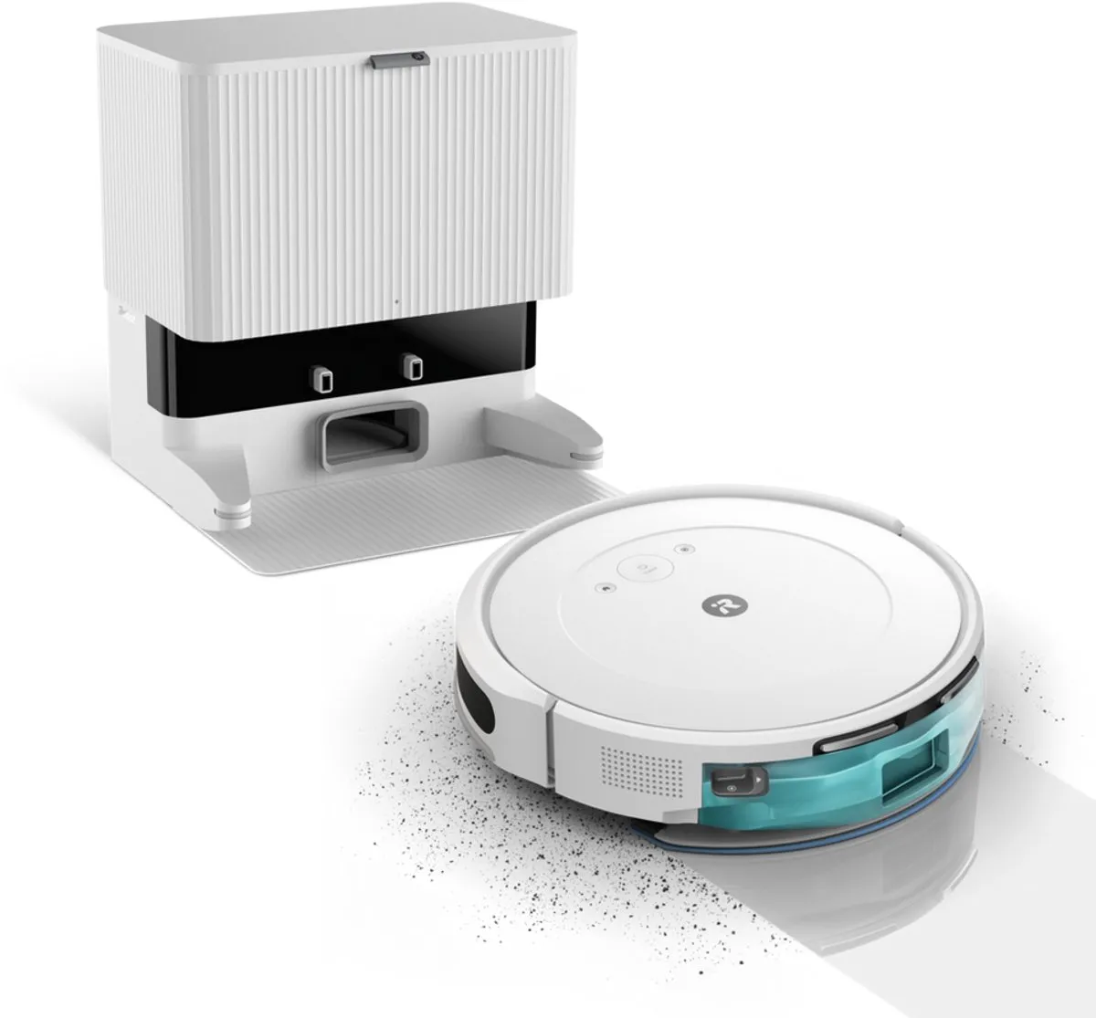iRobot Roomba Combo® 2 Essential + AutoWash Dock - Robotstofzuiger met Dweilfunctie - Wit- Y0512