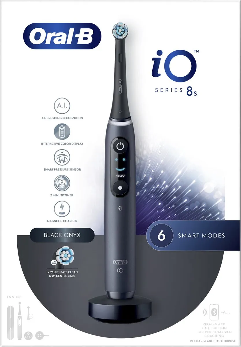 Oral-B iO 8s Elektrische Tandenborstel - Zwart