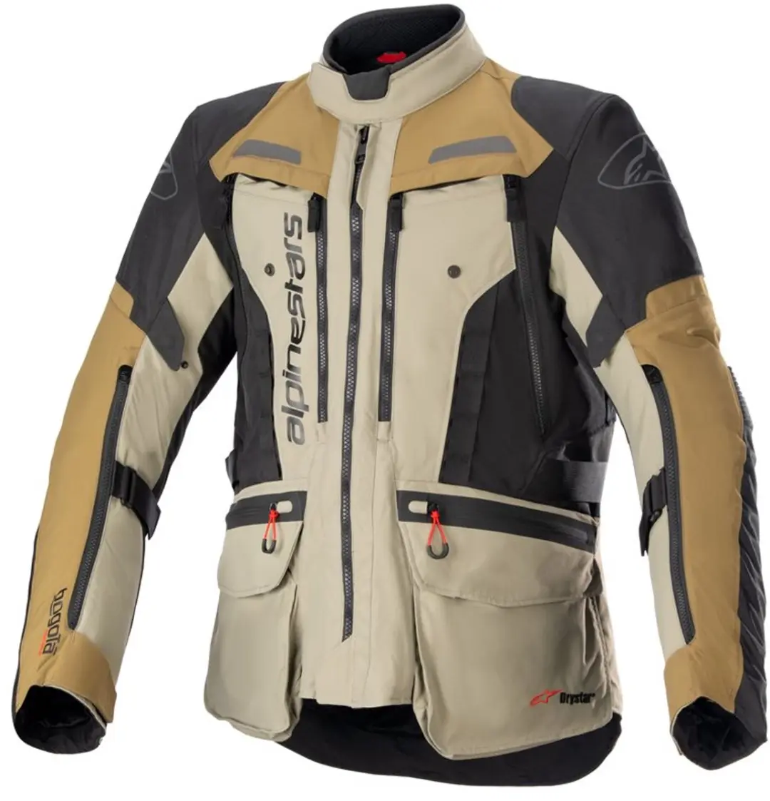 Alpinestars Bogotá Pro Drystar Jas - M - Zwart/Bruin/Groen