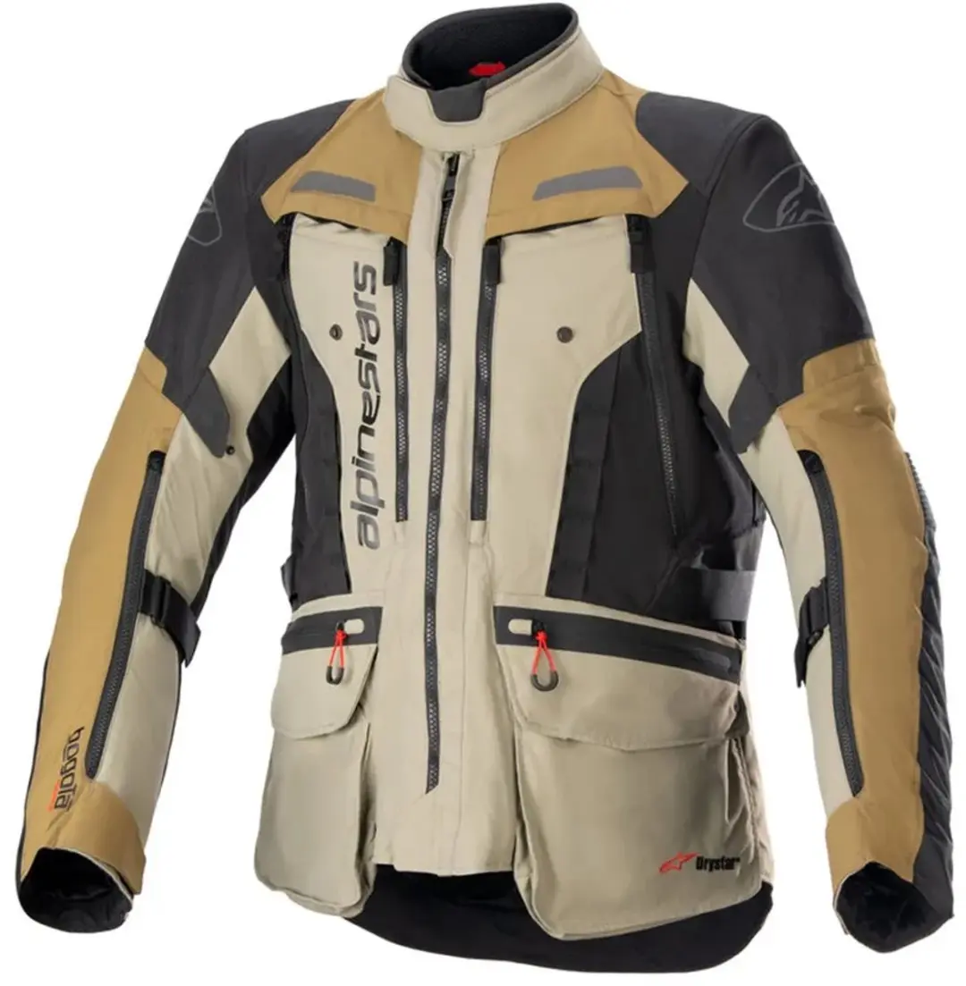 Alpinestars Bogotá Pro Drystar Jas - M - Zwart/Bruin/Groen