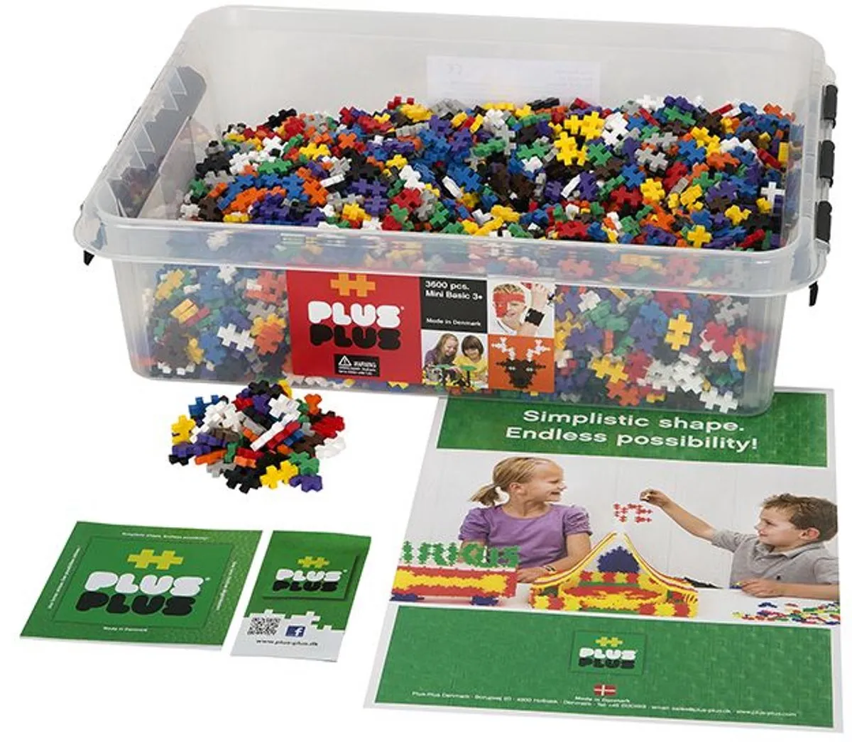 Plus-Plus Education Basic Mix 3600 Stuks - Multicolor