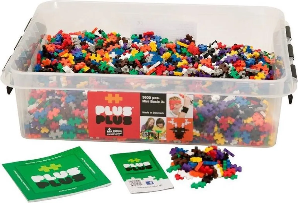 Plus-Plus Education Basic Mix 3600 Stuks - Multicolor
