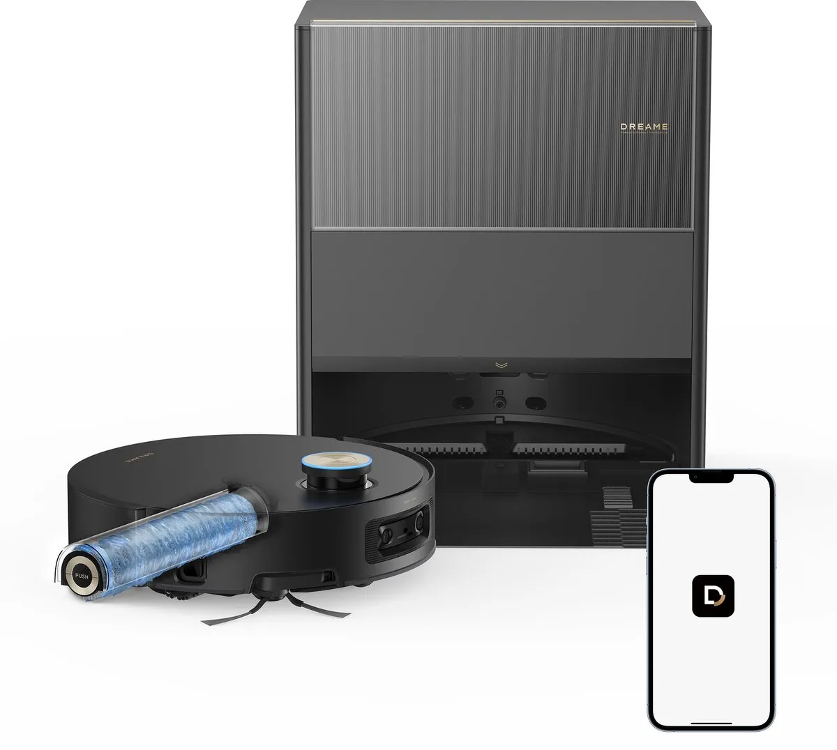 Dreame Aqua10 Ultra Roller Complete Robotstofzuiger - 30.000Pa Zwart