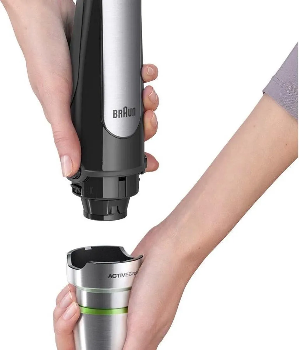 Braun MultiQuick 7X MQ 7025X Staafmixer 850W - Zwart