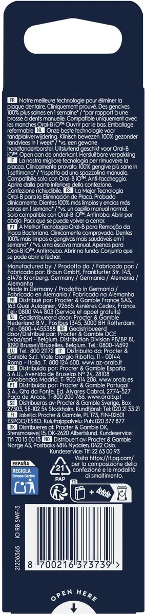 Braun GentleCareBlanc Opzetborstels - 3 Stuks - Wit