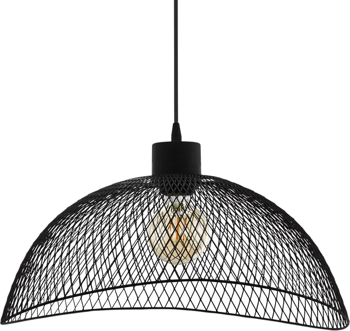 Eglo Pompeya Hanglamp E27 - Ø44cm - Zwart