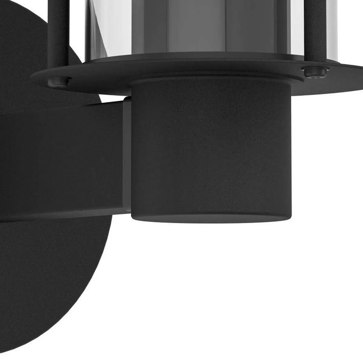 Eglo Chiappera Wandlamp E27 - 22,5 cm - Zwart/Wit