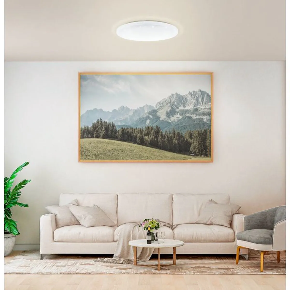 Eglo Frania-A Plafondlamp 57cm - Wit