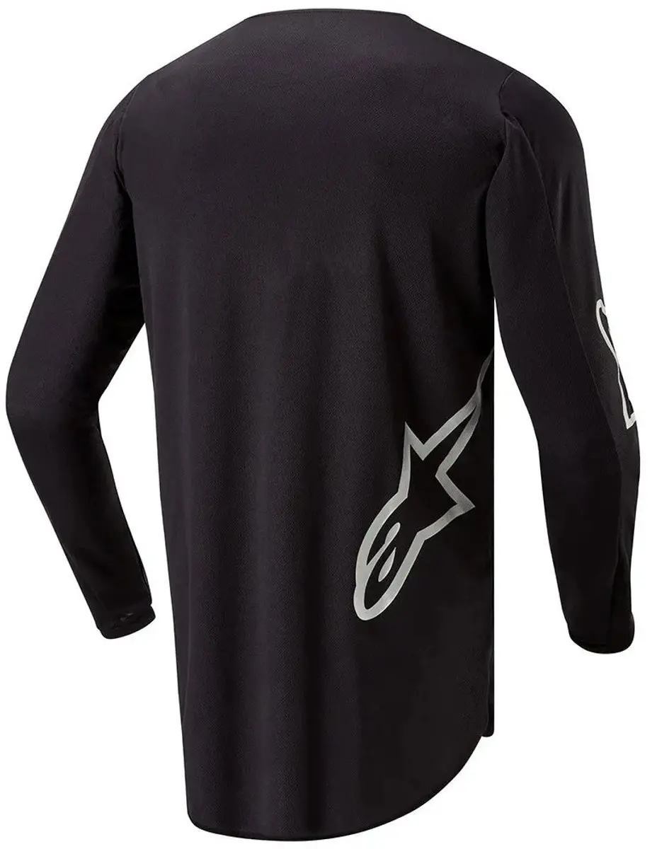 Alpinestars Fluid Jersey - Zwart/Zilver L