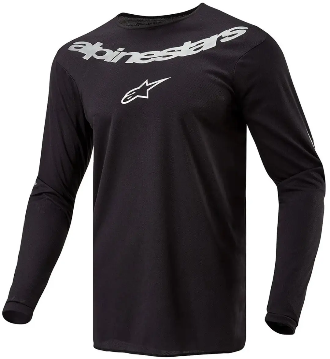 Alpinestars Fluid Jersey - Zwart/Zilver L