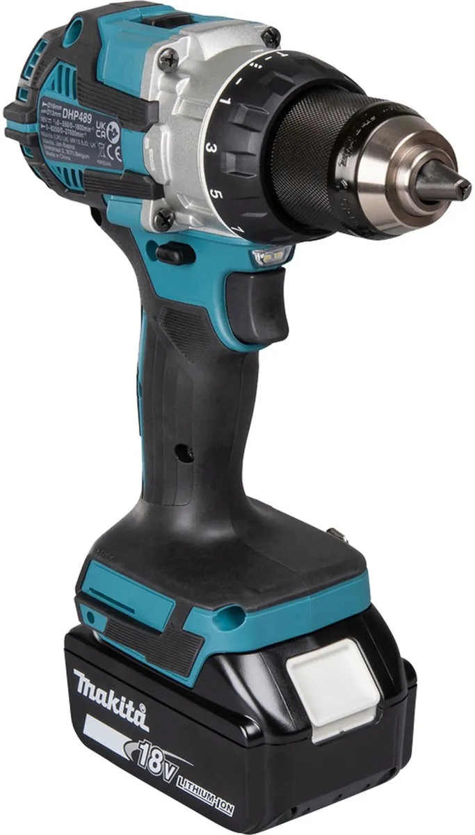 Makita DHP489RTJ Klop-/Schroefboormachine 18V - 2x Accu