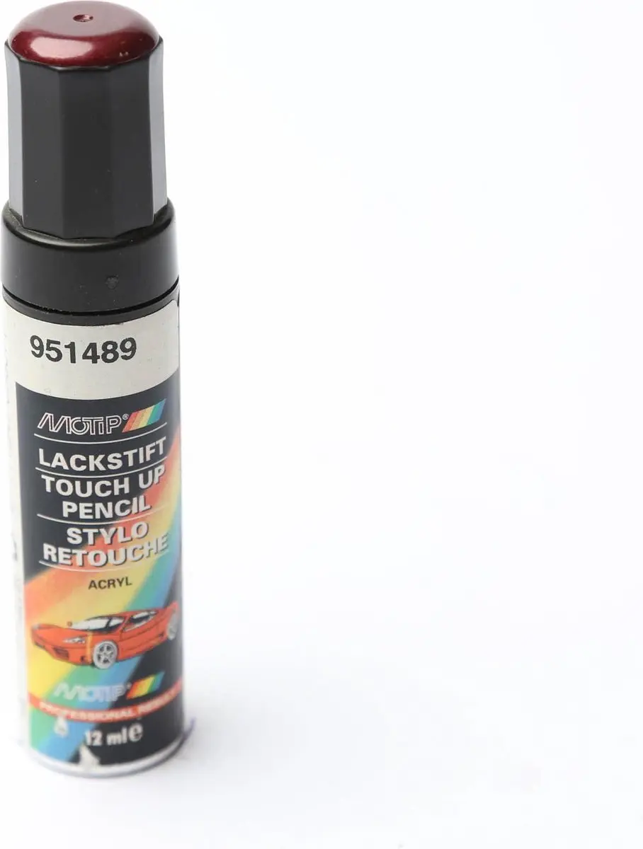 Motip Auto Lakstift Rood Metallic 12ml