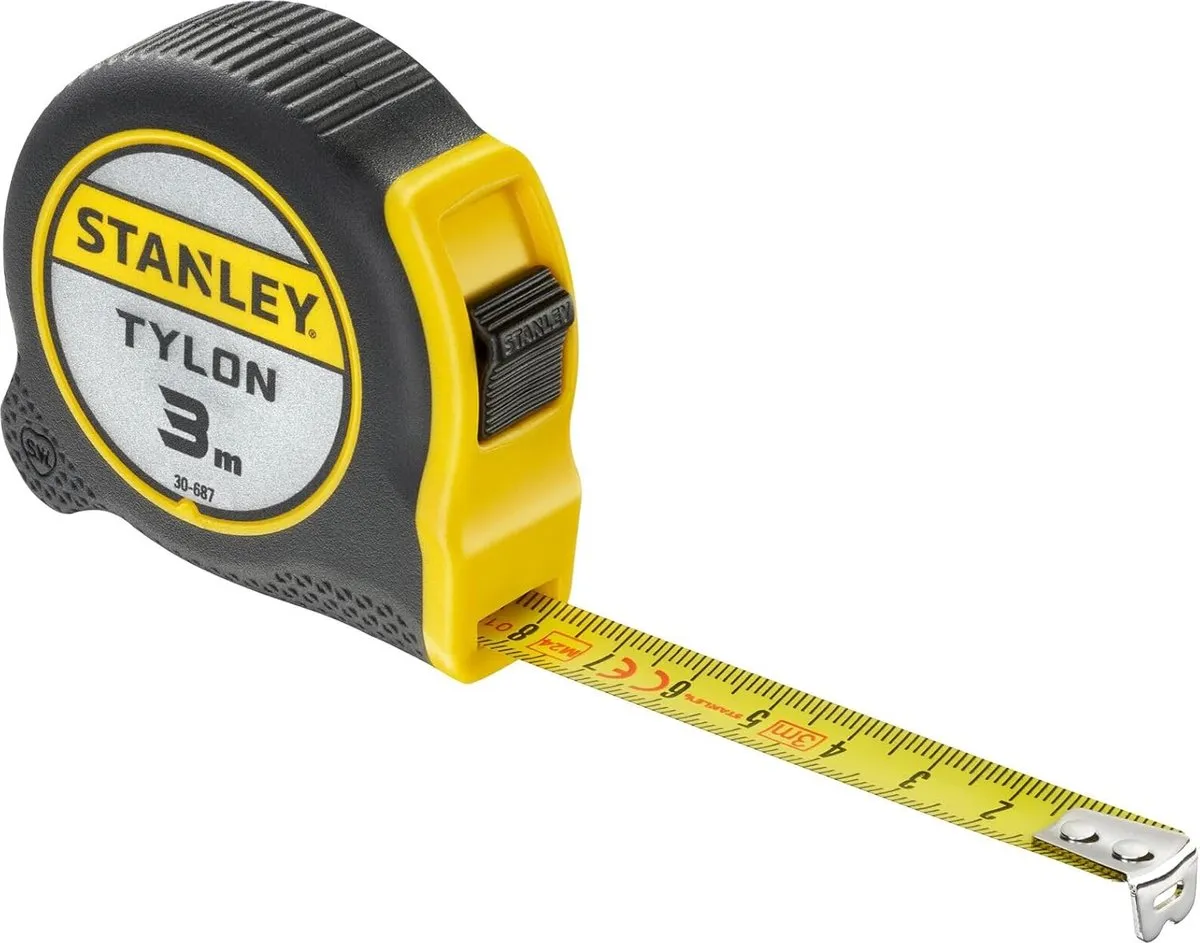 Stanley Rolbandmaat Tylon 3m - 12,7mm