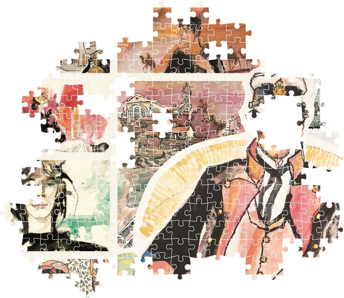 Clementoni Corto Maltese Puzzel 1000 Stuks - Multicolor